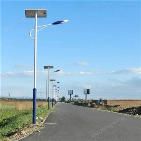 言成6米40WLED路灯 乡村LED太阳能路灯价格 太阳能路灯安装