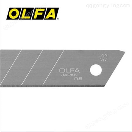 OLFA日本原装18mm重型刃刀片50片塑盒装银色耐久刀片LB-50