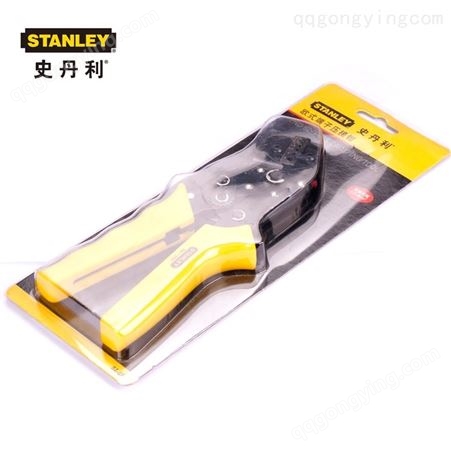 史丹利工具B系列欧式端子压接钳 长190MM 范围0.25-6mm2  84-854-22  STANLEY工具