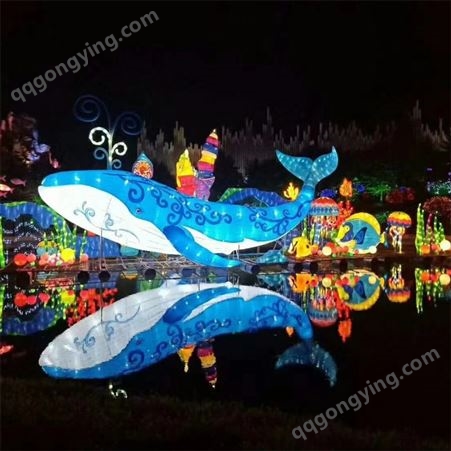景区公园节日周年庆亮化装饰 夜间彩灯花灯造型定制 世纪印象