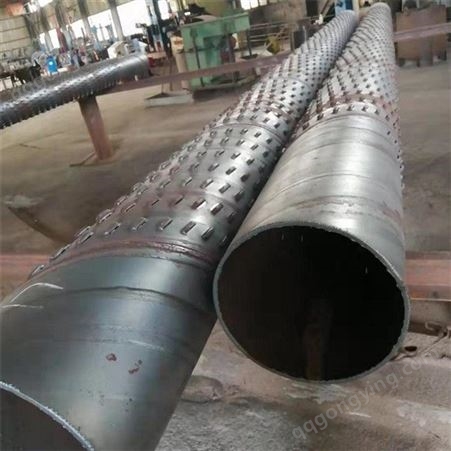 桥式滤水管 螺旋焊接圆孔管地铁施工用管 冲孔螺旋管