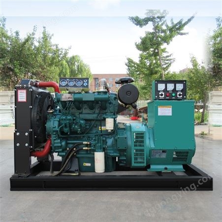 应急柴油发电机组50KW千瓦380V三相电大功率发电机低耗节能动力强