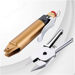 威莱仕LS-3-LJP-A手按式尖头平口钨钢气动剪钳用于铜铁钢线剪切
