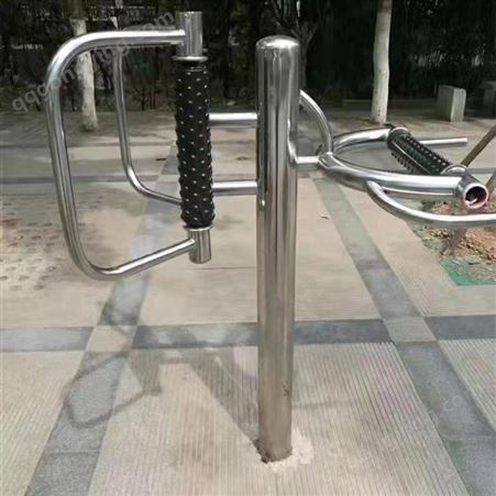 不锈钢户外路径 公园健身器材 太极轮 腹肌板 泰昌定做
