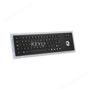 供应科羽即插即用 坚固的黑色金属键盘带轨迹球鼠标KY-PC-D-BL
