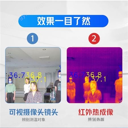 户外防水多人远距离测温仪-FCWY-011-人脸识别热成像感应摄像头