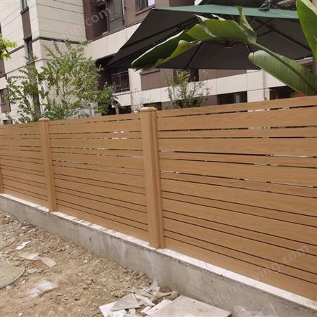 铝合金菱形格围栏销售 金属木纹栏杆 花园百叶款栅栏