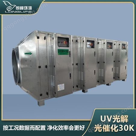 LFUV-040 UV光氧催化除臭设备 空气能热泵污泥低温干化系统除臭
