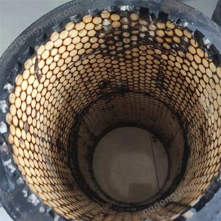 输送煤粉耐磨 内衬陶瓷大口径夹布胶管 法兰连接