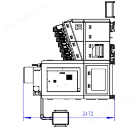 双工位连续式去毛刺设备ZW-LX02-200-C 机器人抓工件