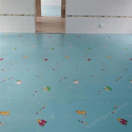 上海旭方工厂销售幼儿园 幼教PVC地胶板 防滑耐磨阻燃地胶 全国可施工