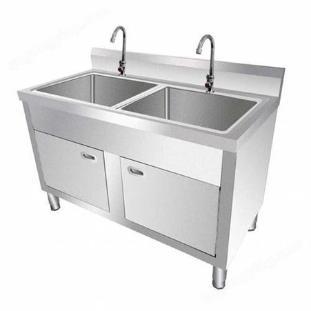 三星水槽 洗菜不锈钢水池 厨房带平台支架一体台柜 双星