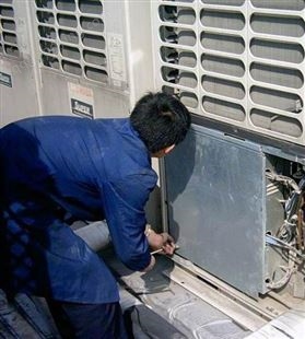 空调外机漏点焊接，空调检漏，空调漏氟维修