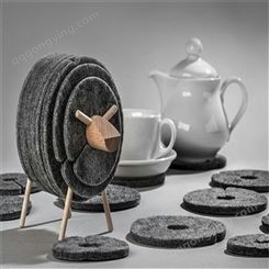 鑫舒 防磕毛毡垫片 茶茶壶垫布 餐锅垫 款式颜色定制