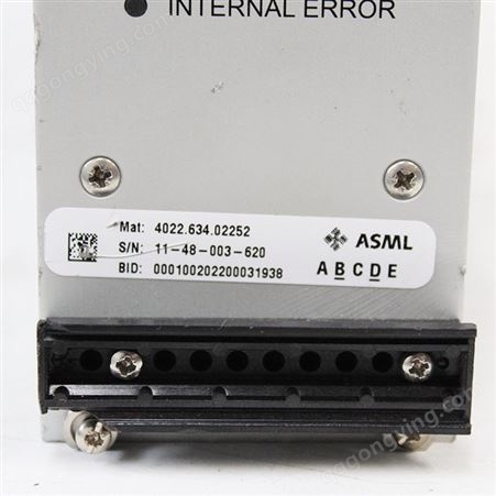 荷兰ASML阿斯麦电源驱动器4022.634.02252可维修