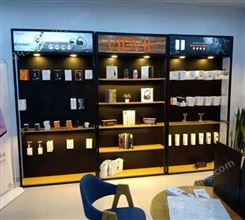 铁木结合 展示柜 全国发货 铁木结合的化妆品展柜厂
