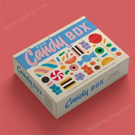 圣诞包装盒定制 饼干玩具白卡纸盒长方形日用品糖果彩盒印刷工厂