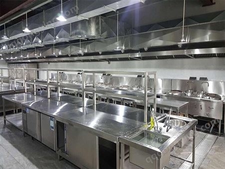 贵州贵阳厨房排烟工程 贵州厨具整套 西餐厅厨房设备