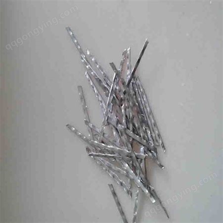 华禄 市政工程用抗冲击不锈钢剪切波纹型钢纤维供应