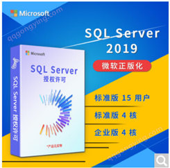 SQL Server数据库软件2017/2019/标准版/5用户/不限用户/SQL SVR
