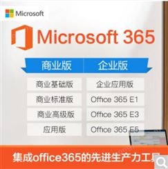 Microsoft 365 企业版 F3 微软365企业版F3 office365企业版F3