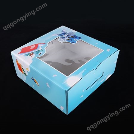 玩具桌面纸展示盒 纸质pdq展示盒 易组装展示盒纸盒免费设计结构