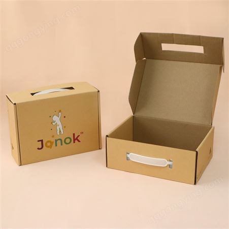 快递纸盒印刷 服装包装盒 手提展示盒 瓦楞彩色飞机盒定制