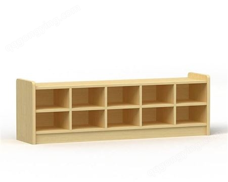 广西可定制儿童实木玩具柜 书柜 鞋柜幼儿园家具