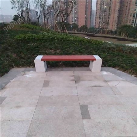 供应生产重庆江津休闲椅塑木公园椅图片