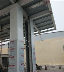 新能源加油站 支撑柱体安装包柱护角圆角铝 抗风铝板