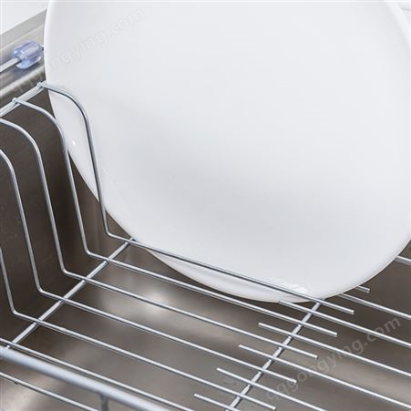 YH-497创意厨房多用途水槽架大容量碗碟收纳家用折叠水槽沥水篮