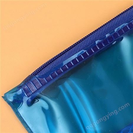 工厂货源 网格pvc拉链袋 透明文件袋a4 防水资料文件袋子定制