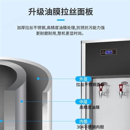 步进式开水器商用开水机直饮水机电热大容量全自动开水炉
