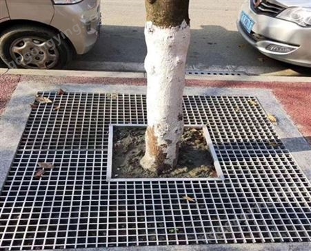 街道绿化带护树格栅护树板 人行走道塑料拼接树池盖板 护树篦子