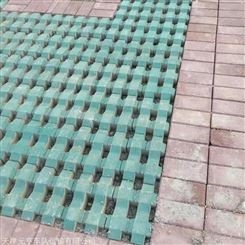 天津元亨草坪砖 彩色草坪砖定制 口字型草坪砖