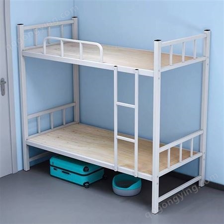 方管上下铺铁架床高低架子床员工宿舍双人高低床钢架床学校