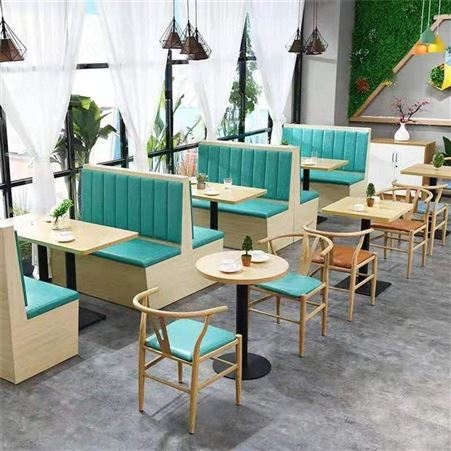 板式卡座 餐厅 甜品店沙发 休闲饮品座椅 质优价保 欢迎咨询