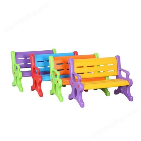 幼儿园塑料椅子课桌椅儿童家具桌椅幼儿长椅靠背走廊凳子角落椅子