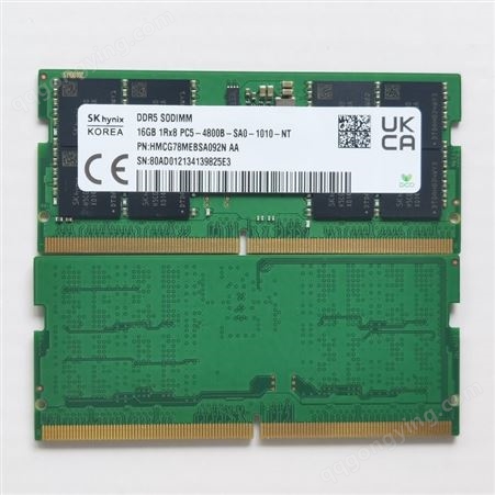 批发海力士 16G 4800笔记本内存条DDR5 4800 32GB 工业存储卡批发