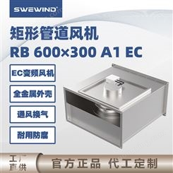 swewind 矩形管道风机 通风设备 油雾净化安全 高效 RKB 600x300 A1EC