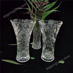 花瓶生产厂家制造25cm高玻璃花瓶价格