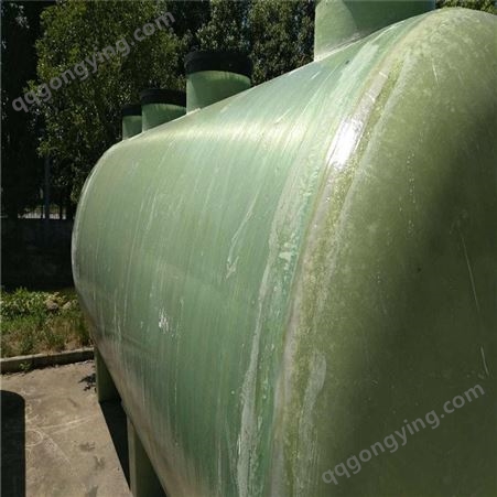 玻璃钢化粪池1-100立方三格家用新农村污水改造隔油