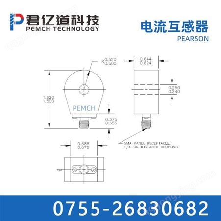Pearson线圈 电流互感器 Pearson 宽带电流互感器 2877