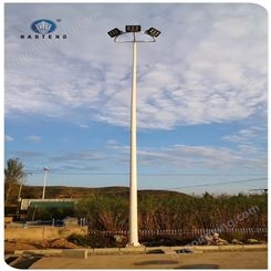 球场灯杆 篮球场照明中杆灯200瓦高亮 高杆led路灯 热镀锌 10-20米高