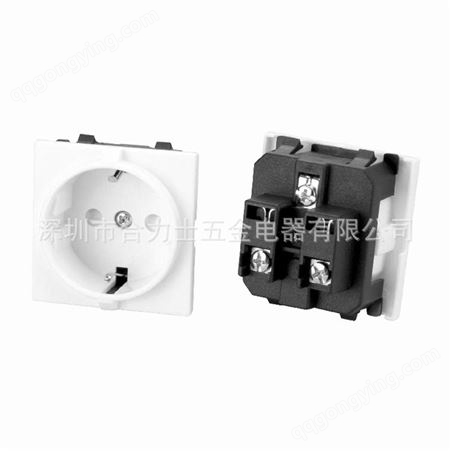AC SOCKET 法规电源插座 法标插座 带盖法规插座RF-04(B00)