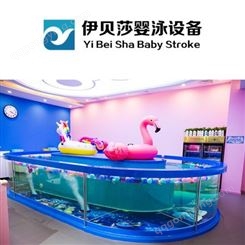 上海浦东钢化玻璃亲子游泳池 亲子游泳池设备 亲子游泳加盟 伊贝莎