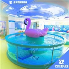 天津江桥钢化玻璃亲子游泳池 亲子游泳池设备 亲子游泳加盟 伊贝莎