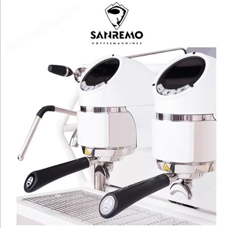 意大利Sanremo/赛瑞蒙机车Cafe Racer双头电控半自动意式咖啡机