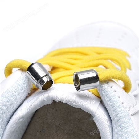 懒人免系鞋带套装 弹力绳铝合金胶囊 彩色绳扣