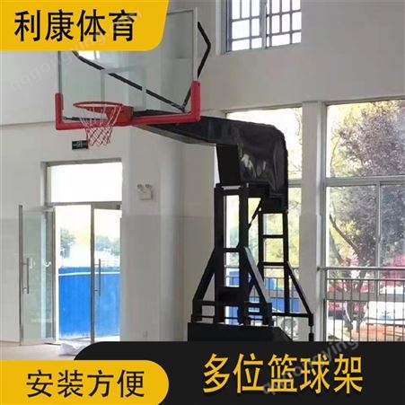 可调节篮球架 户外成人用 拉杆升降加厚钢材 HQ-1017B 利康